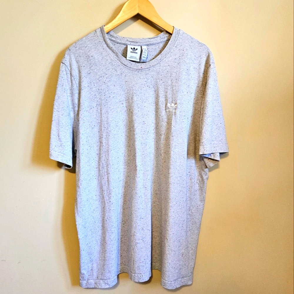 Adidas Grey Coloured Fleck Short Sleeve T-shirt Size 2x